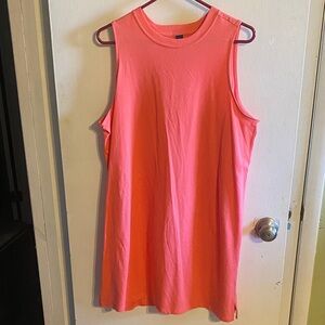 Old Navy Women's Coral Muscle Tee Dress